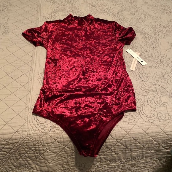 Velvet body suit - Picture 1 of 2